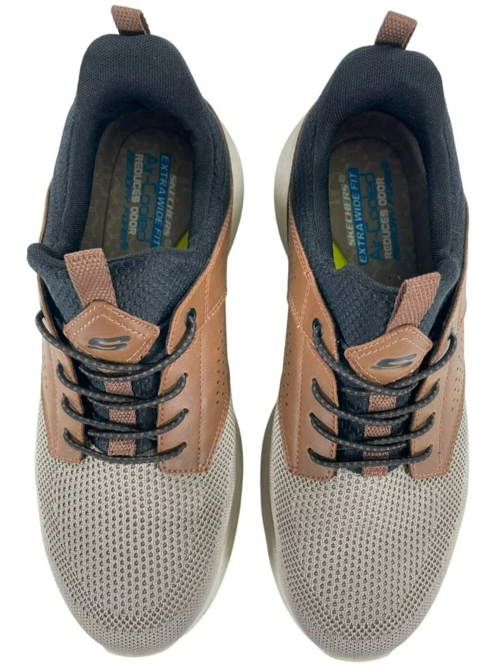 Skechers Relaxed Fit Slade Streetwear Breyer Brown Sneakers Men's Sz 10 USED